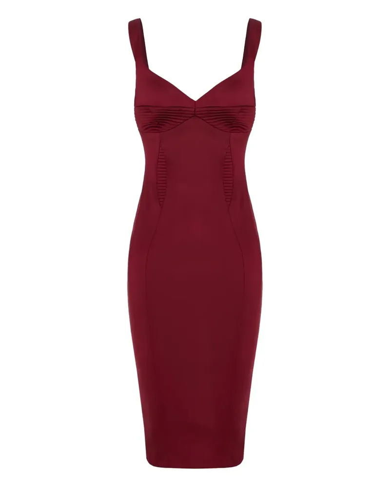 Murmur Haze sweetheart strap dress - Rot Rot