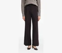Hose mit weitem Bein - Braun
