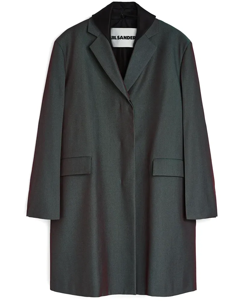 Jil Sander Klassischer Mantel - Grau Grau