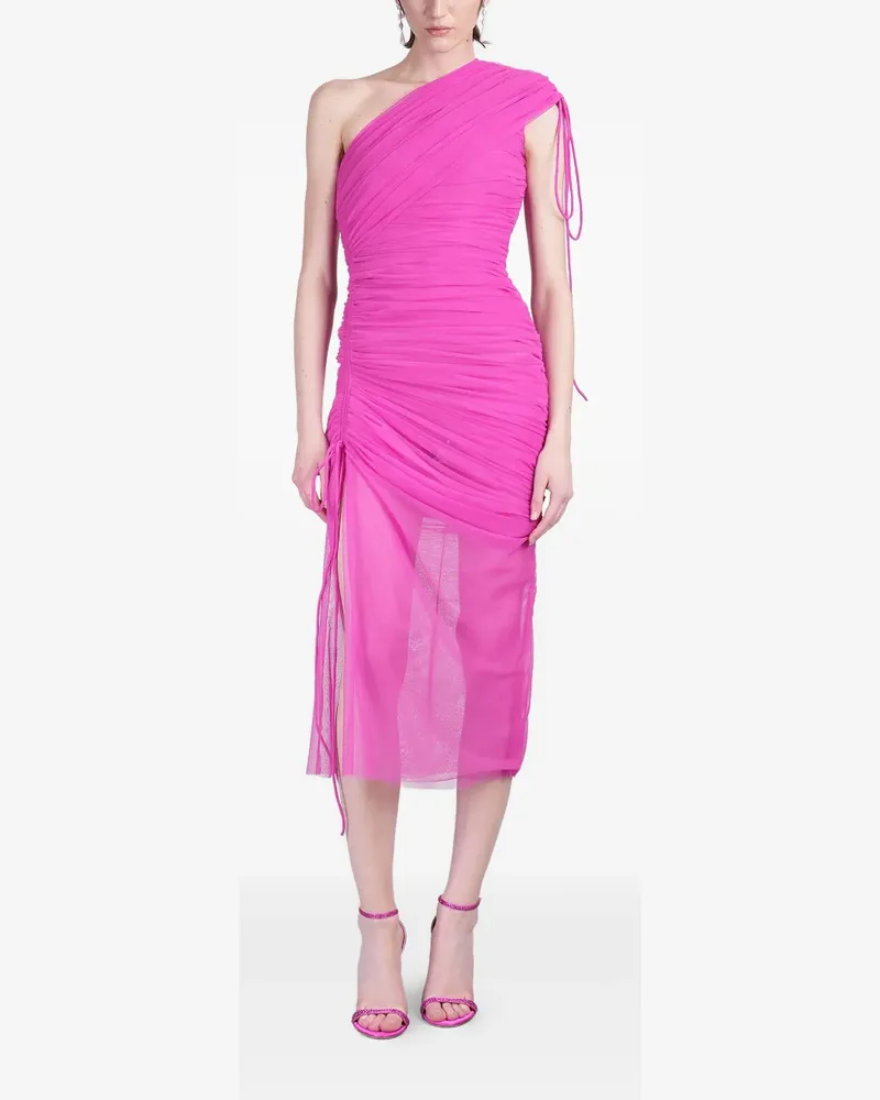 DEL CORE Einschultriges Kleid - Rosa Rosa