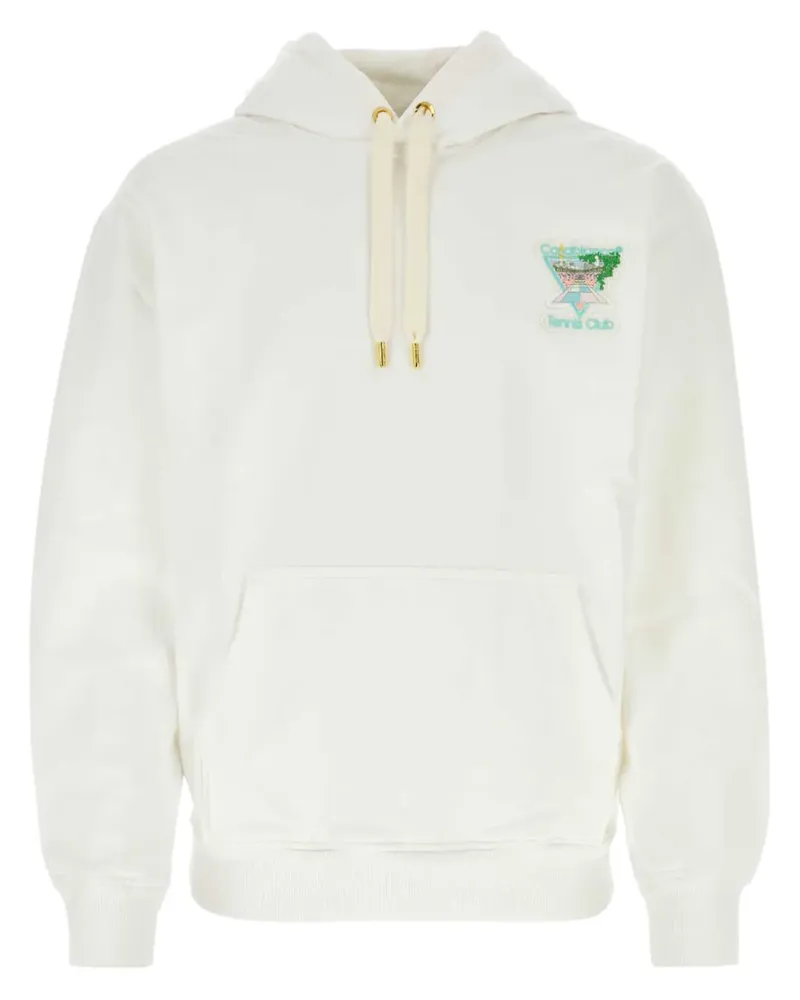 Casablanca Paris Tennis Club Hoodie - Weiß Weiß