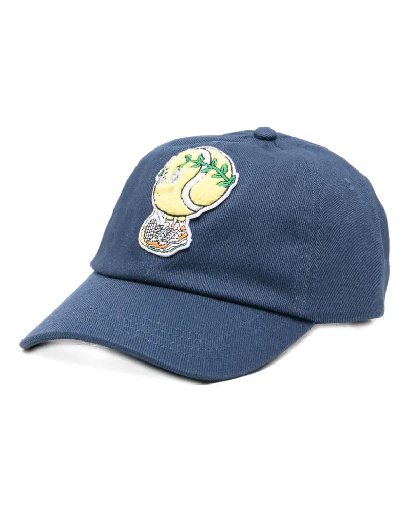 Casablanca Paris embroidered-logo baseball cap - Blau Blau