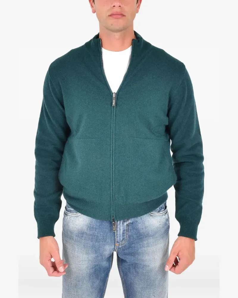 Drumohr  zip-up cardigan - Grün Grün