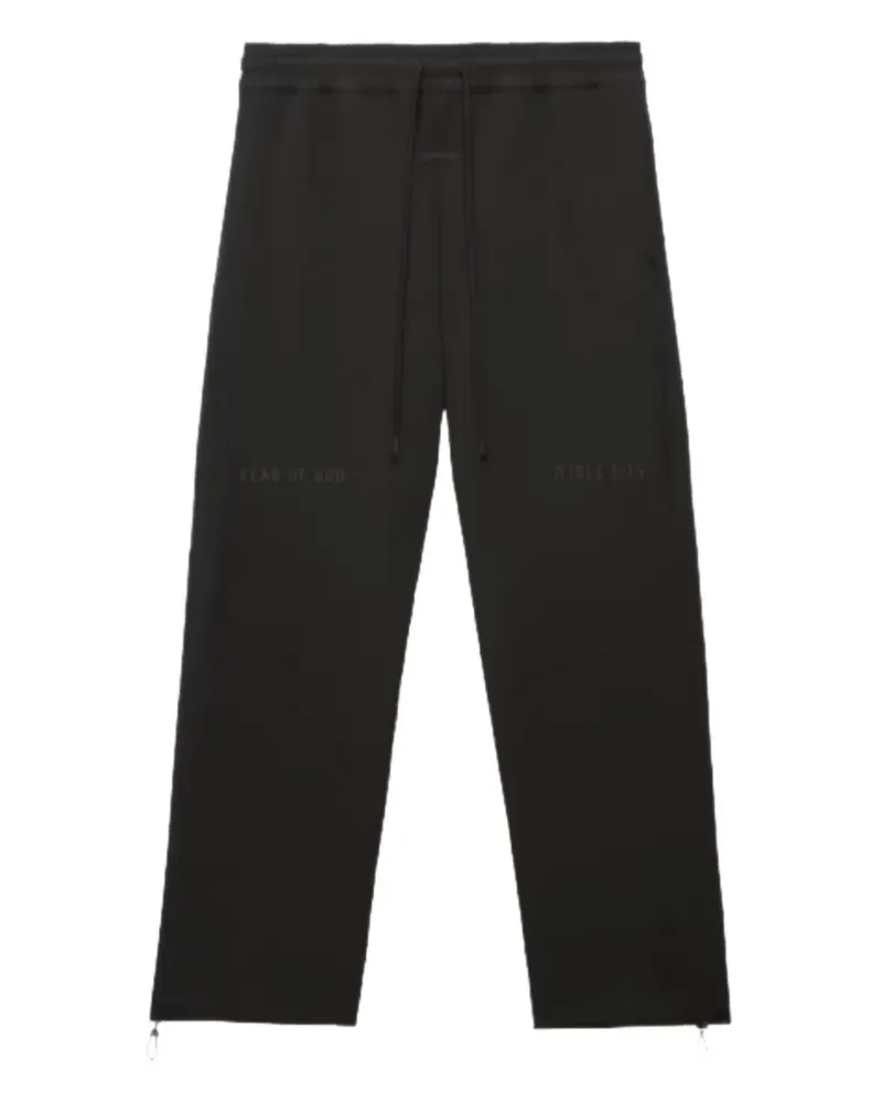adidas x Fear Of God Athletics drawstring-waist track pants - Schwarz Schwarz