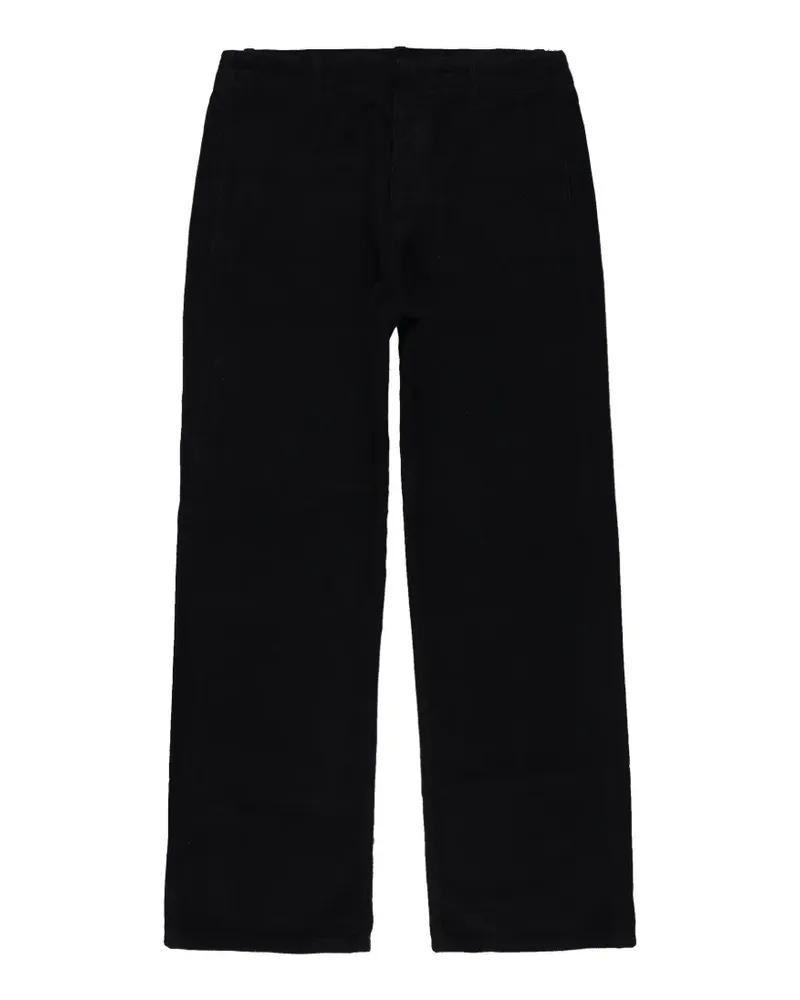 Fortela Jamie button-detail trousers - Schwarz Schwarz