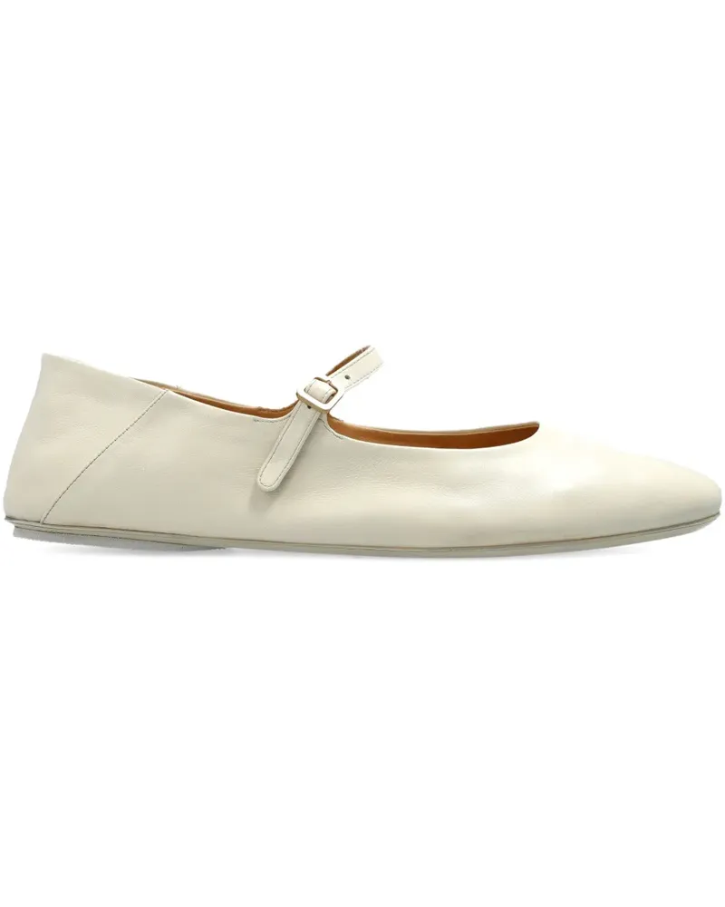 Marsèll Strascico buckle ballet flats - Nude Nude