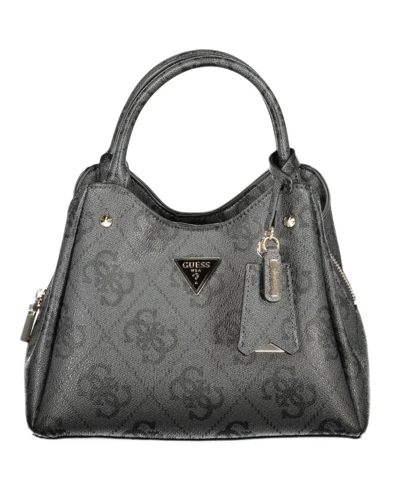 Guess Gürteltasche mit Monogramm-Print - Schwarz Schwarz