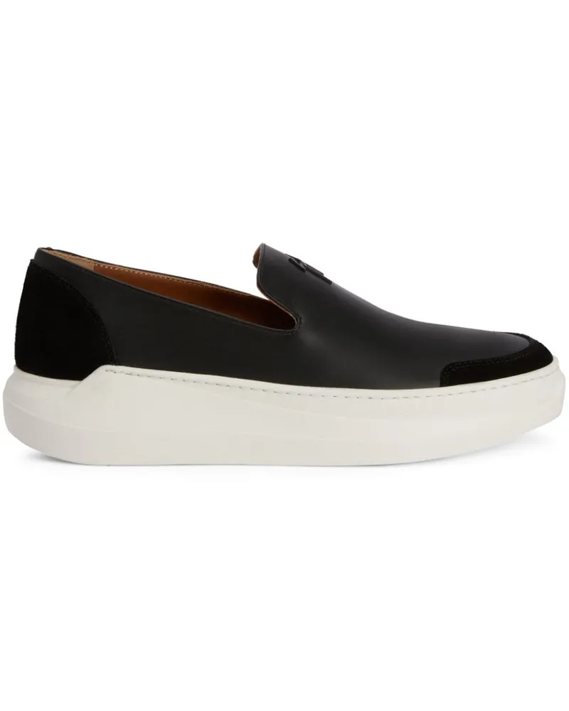 Giuseppe Zanotti Conley Loafer mit Logo Schwarz