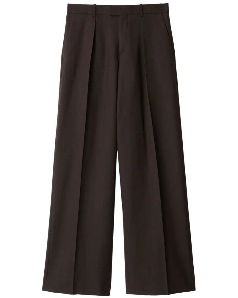 Burberry Klassische Hose mit Bügelfalten - Braun Braun