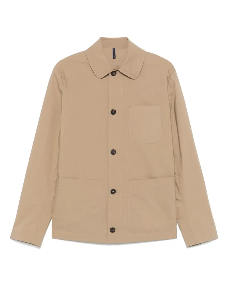 Incotex Jacke aus Krepp - Nude Nude