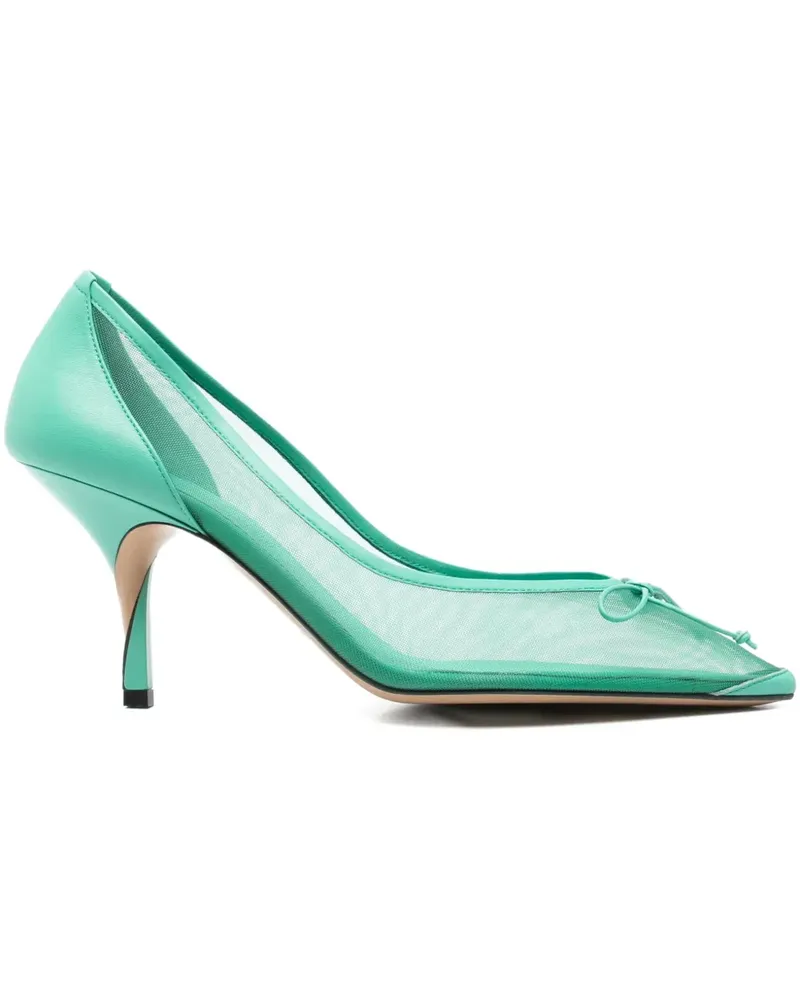 Jacquemus 80mm Les Escarpins Tourni pumps - Grün Grün