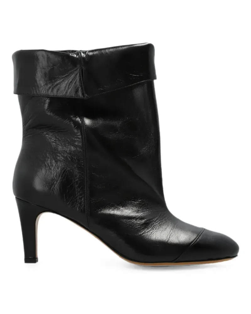 Isabel Marant Eldra fold-over ankle boots - Schwarz Schwarz