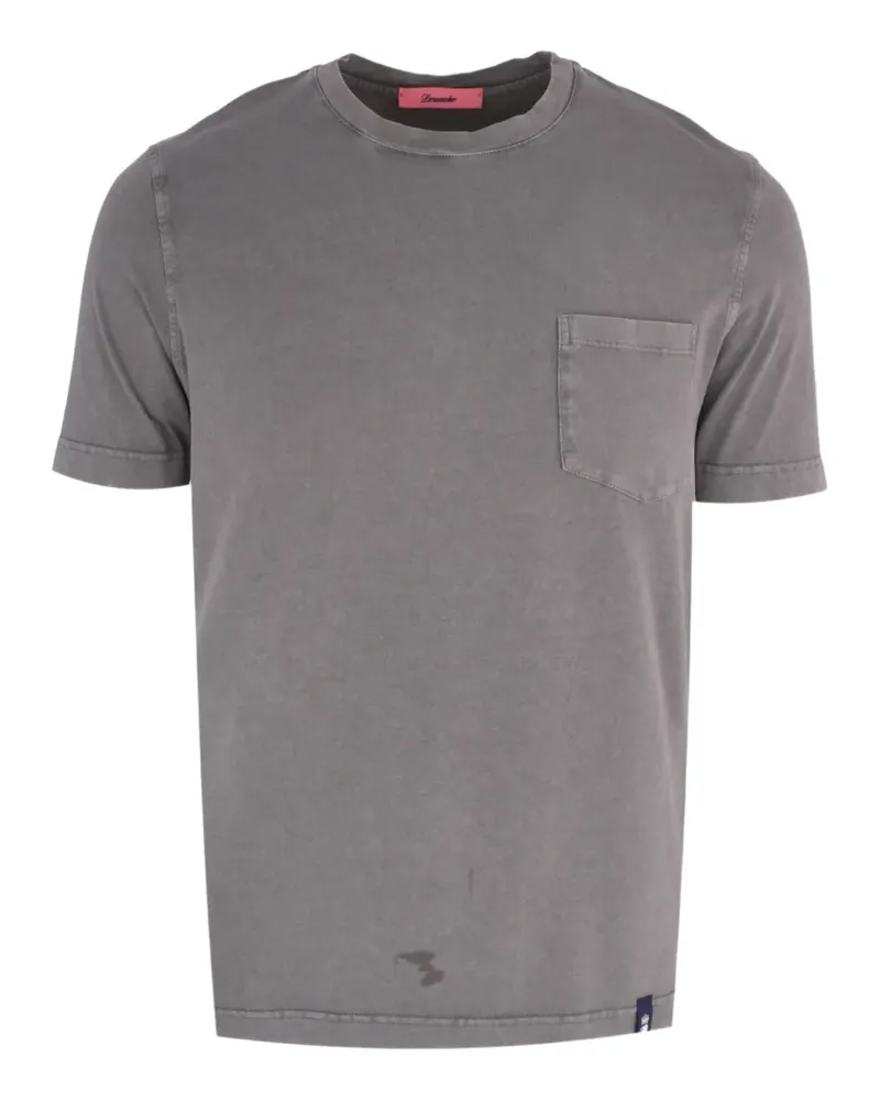 Drumohr  pocket-detail T-shirt - Grau Grau