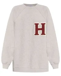 HALFBOY Sweatshirt mit Logo-Stickerei Grau