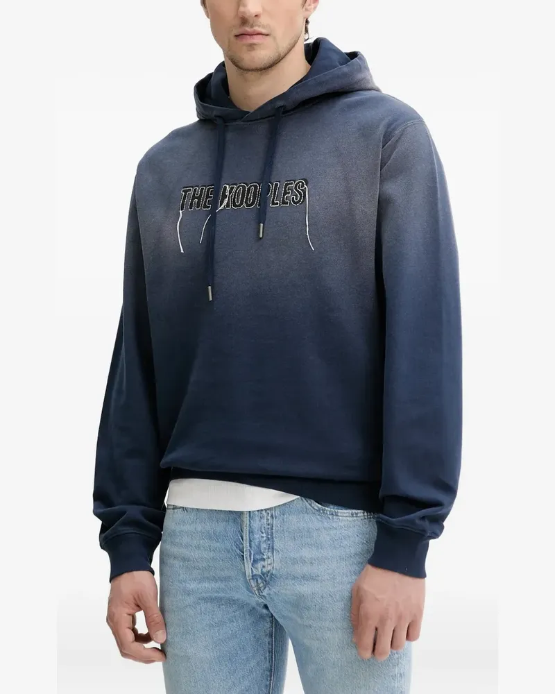 The Kooples Ausgeblichener Hoodie - Blau Blau