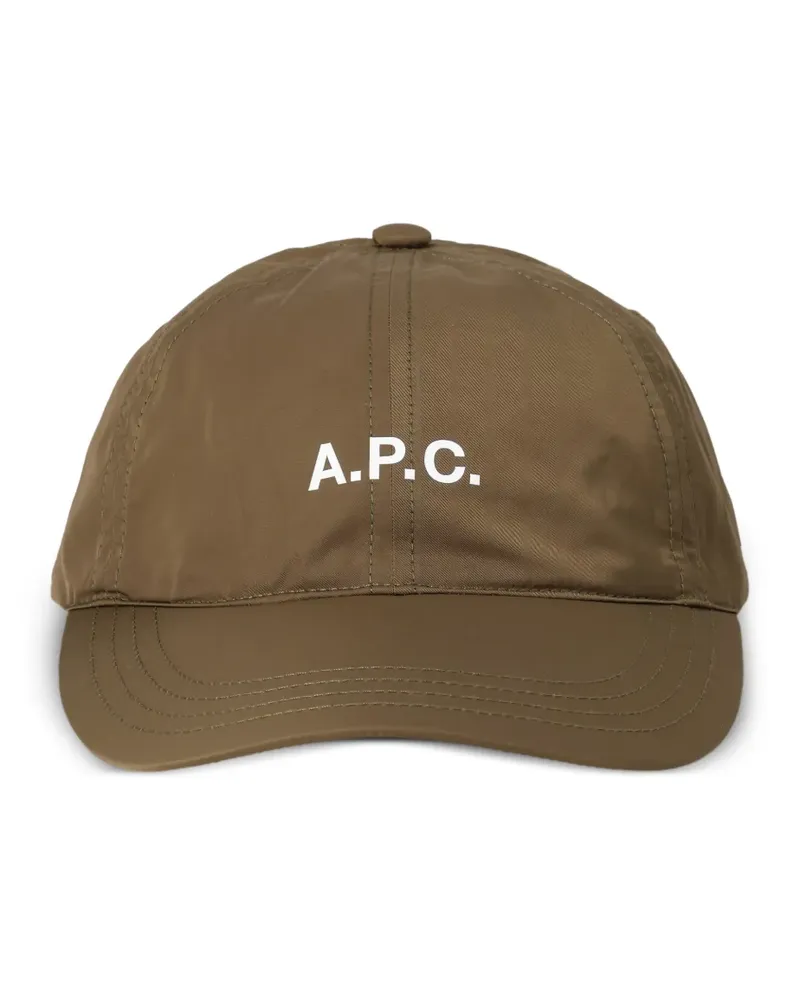 A.P.C. logo baseball hat - Braun Braun