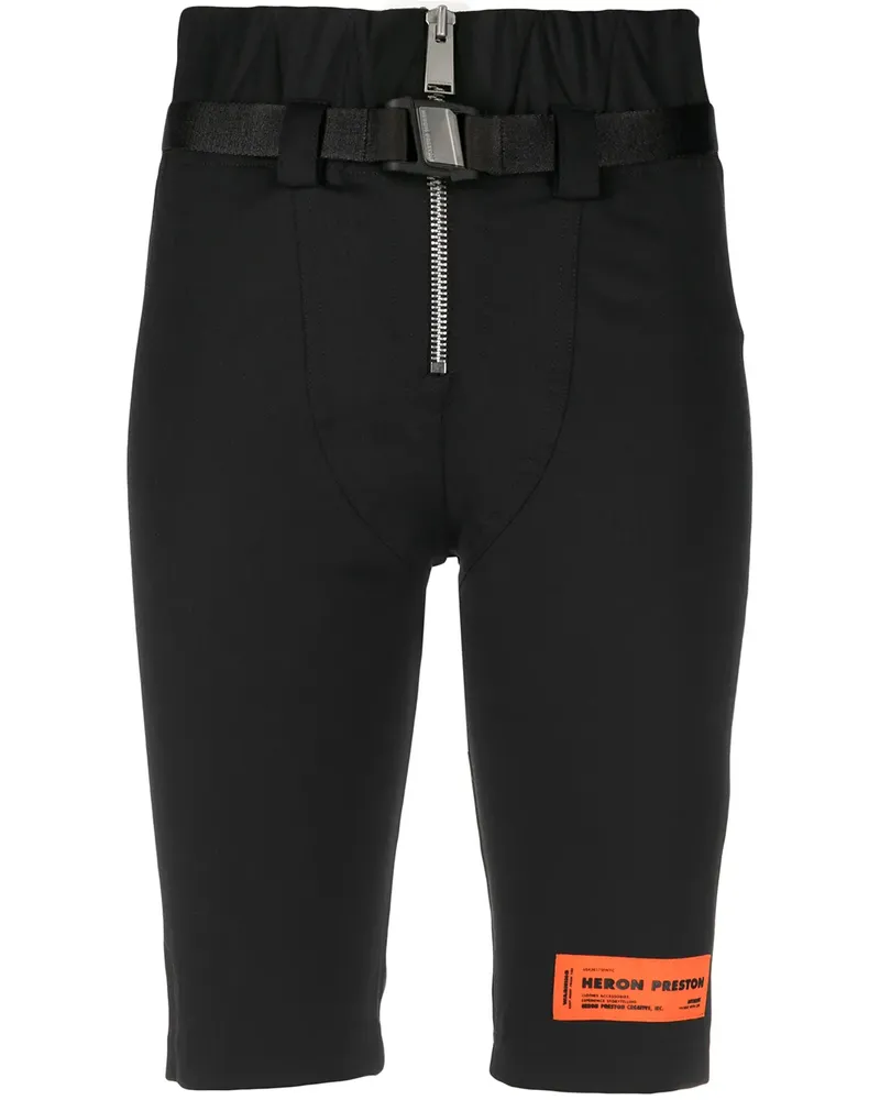 Heron Preston Knielange Shorts - Schwarz Schwarz