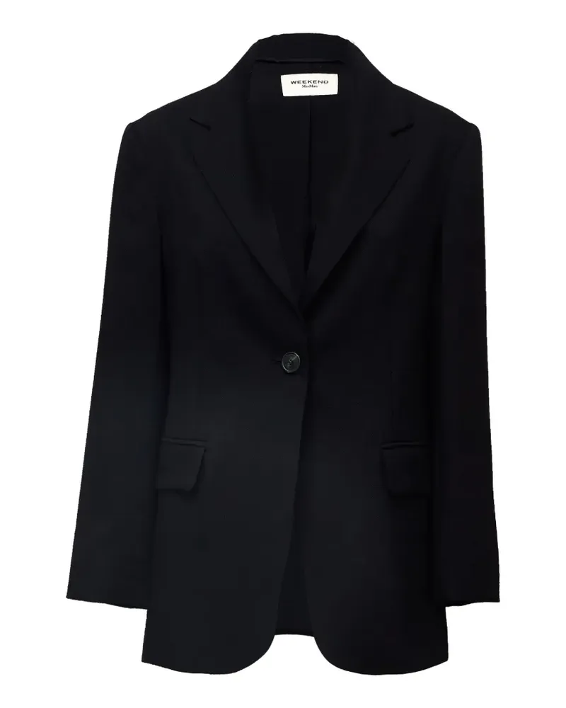 Max Mara Asta Blazer aus Wolle - Schwarz Schwarz