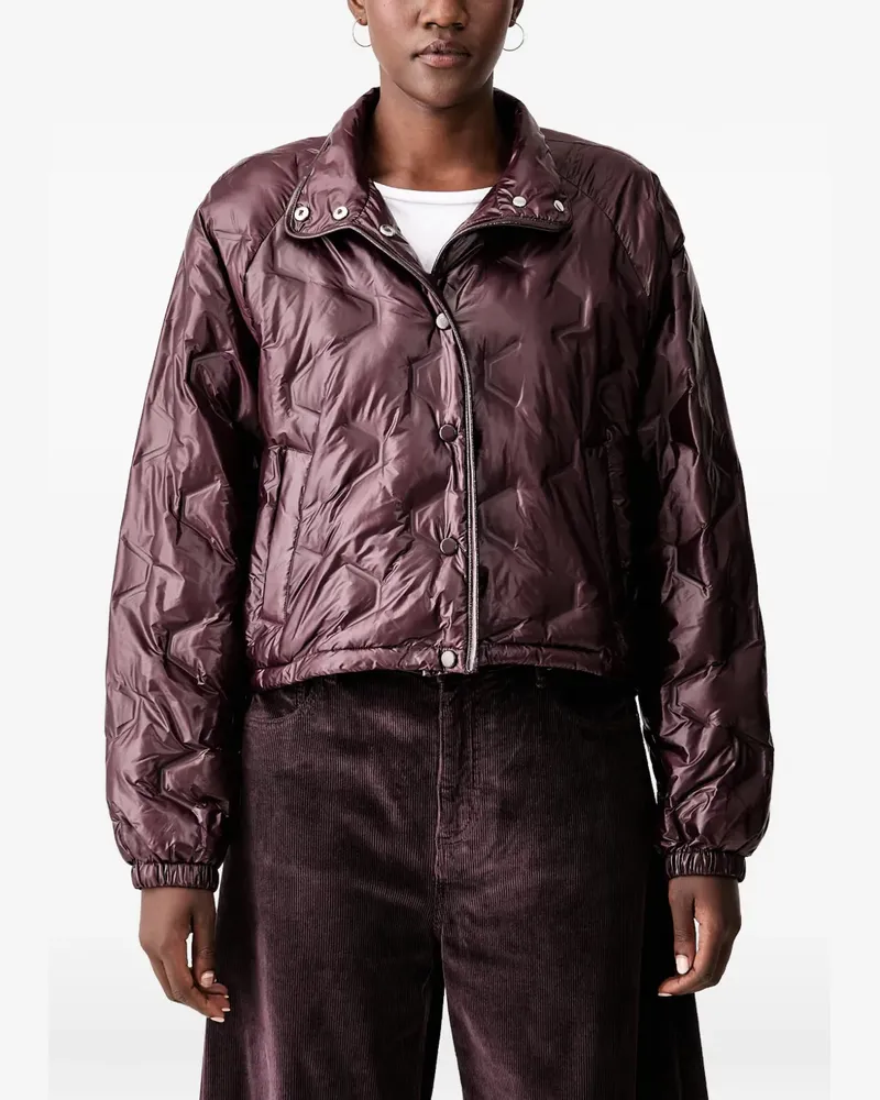 Pinko quilted zip-up jacket - Violett Violett