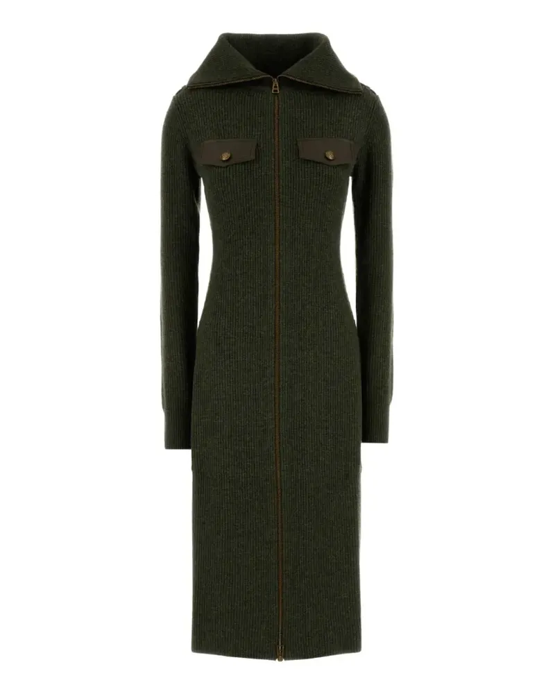 Zimmermann Valiant Cardigan aus geripptem Strick - Grün Grün