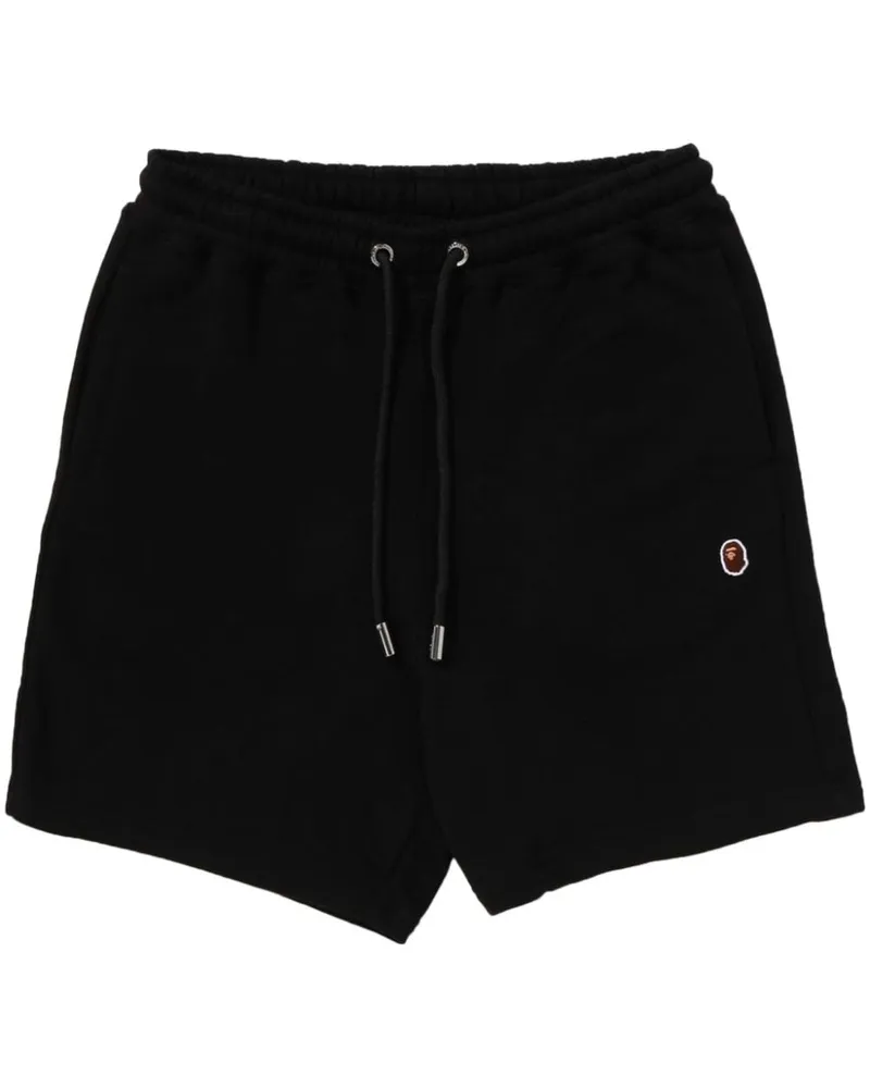 BAPE Shorts mit Logo-Stickerei Schwarz