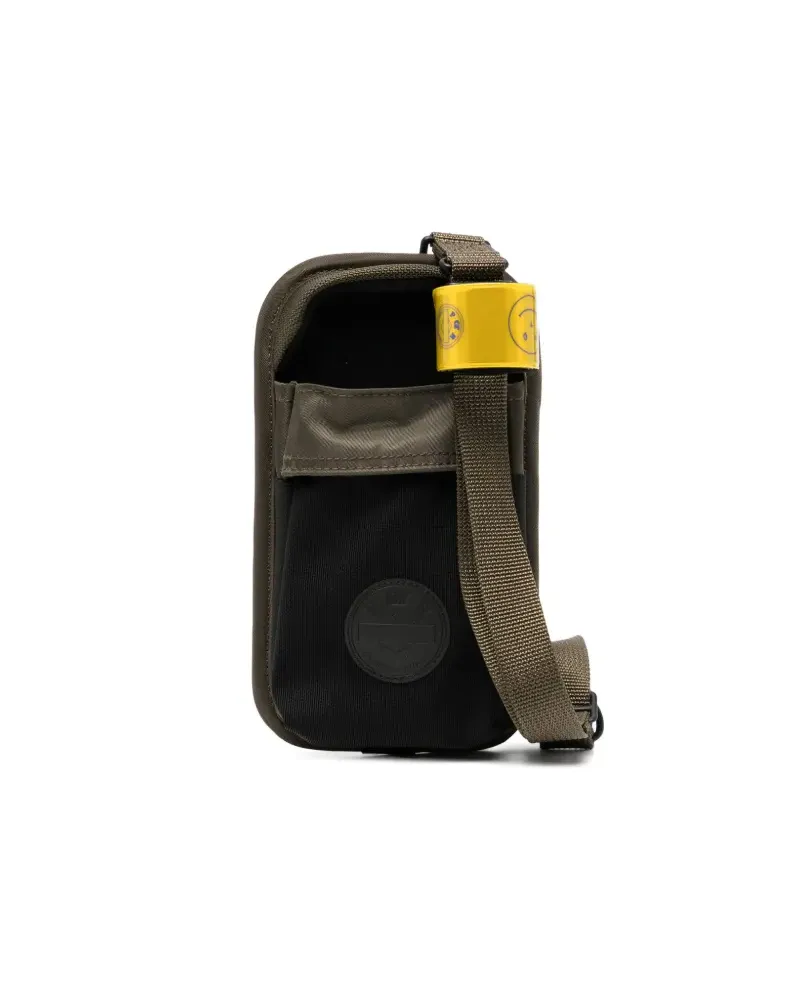 PORTER-YOSHIDA & CO Kuriertasche mit Logo-Patch - Grün Grün