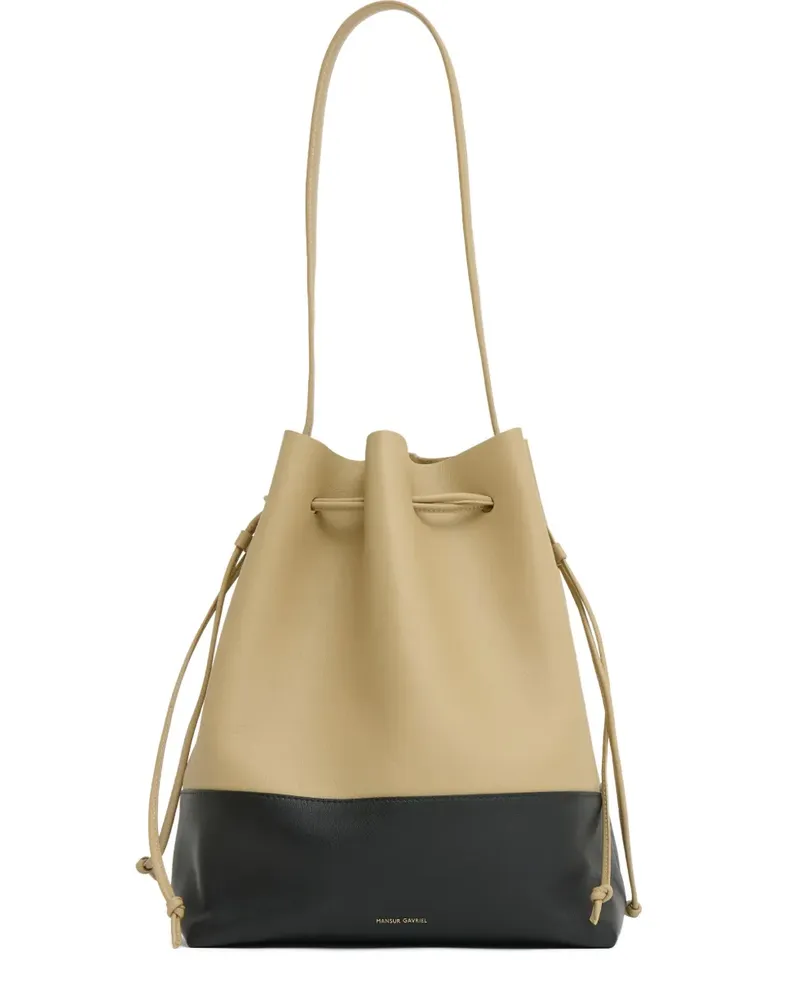 Mansur Gavriel Cabas Beuteltasche mit Kordelzug - Nude Nude