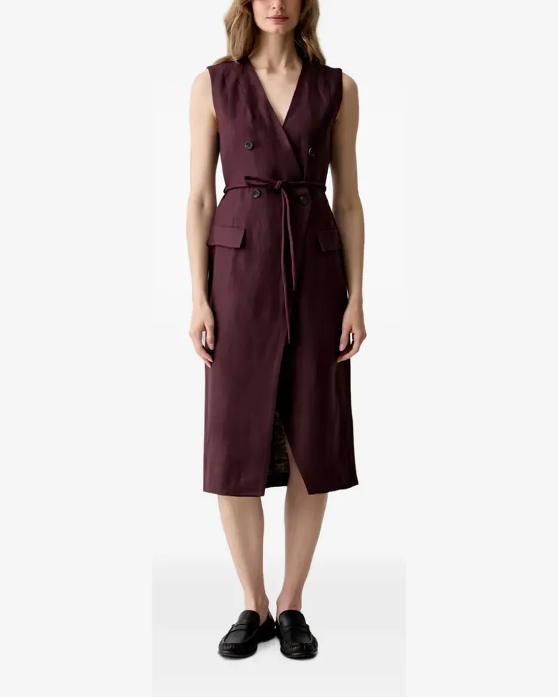 Sisley Ärmelloses Kleid - Violett Violett