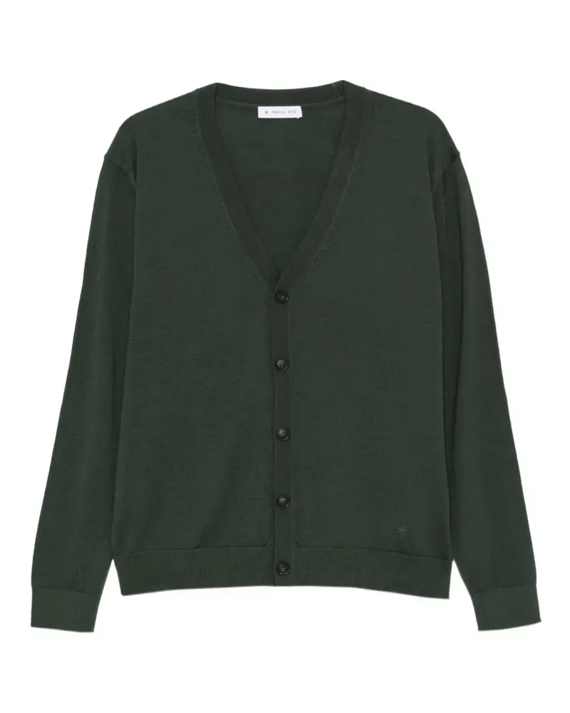 Manuel Ritz button-up V-neck cardigan - Grün Grün