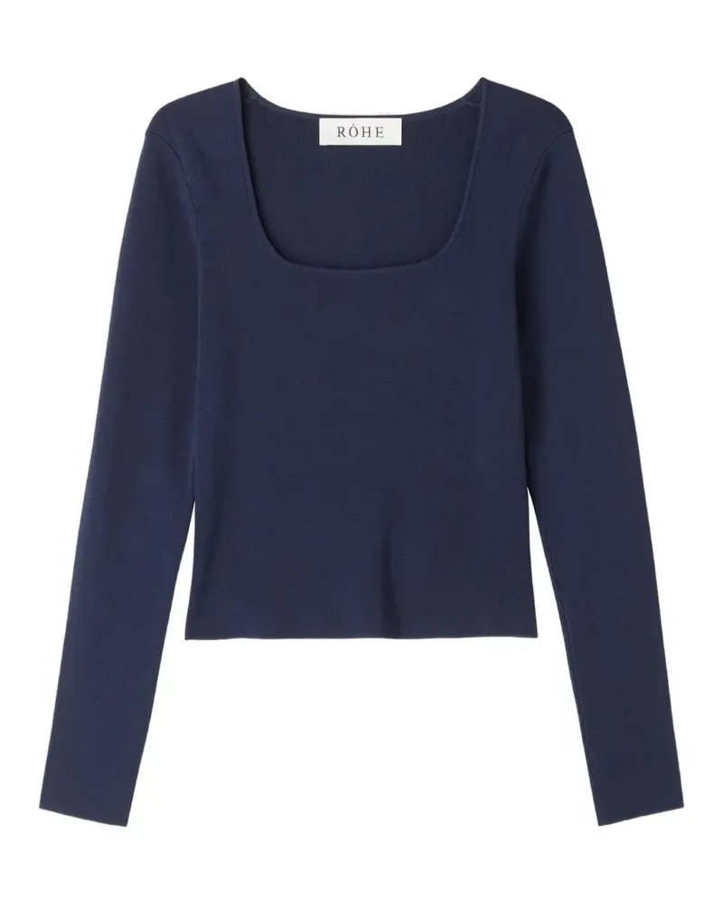 Róhe Langärmeliges Bustier-Oberteil - Blau Blau