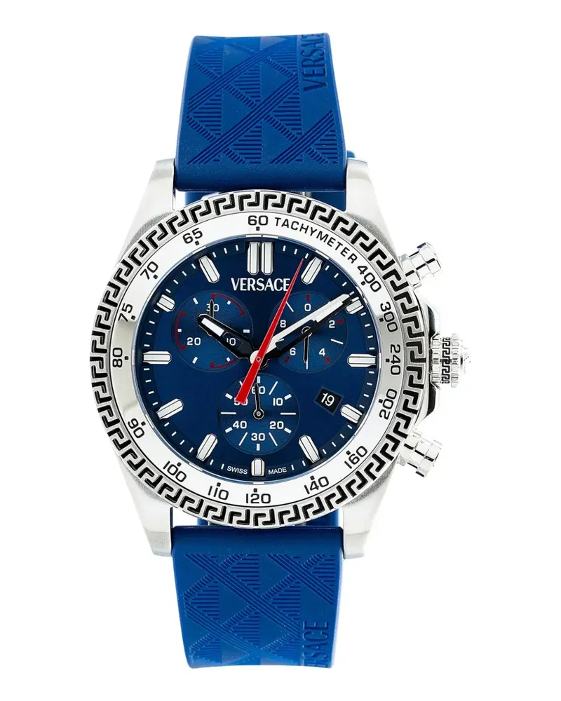 Versace Greca Chrono 45mm - Blau Blau