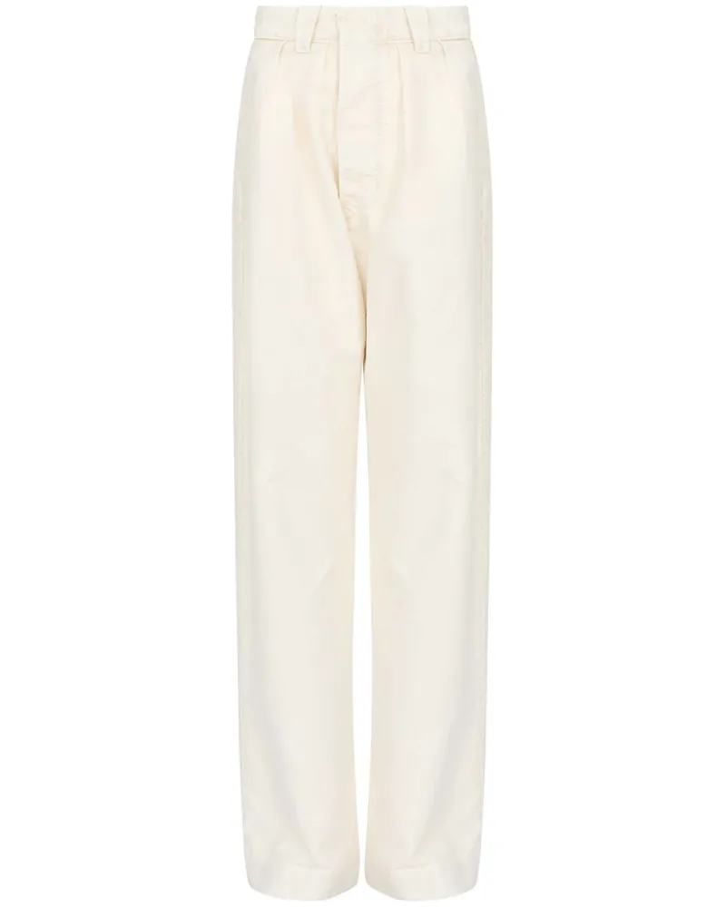 Maison Margiela Hose mit weitem Bein - Nude Nude