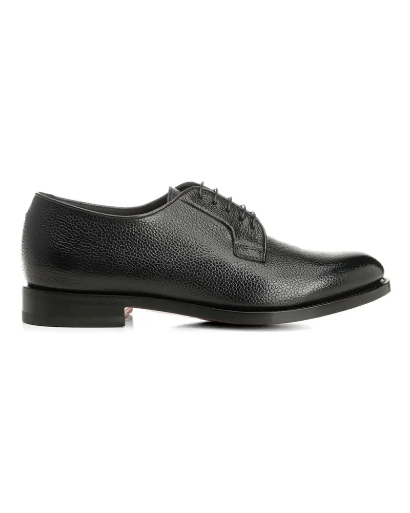 Santoni New Ensley derby shoes - Schwarz Schwarz