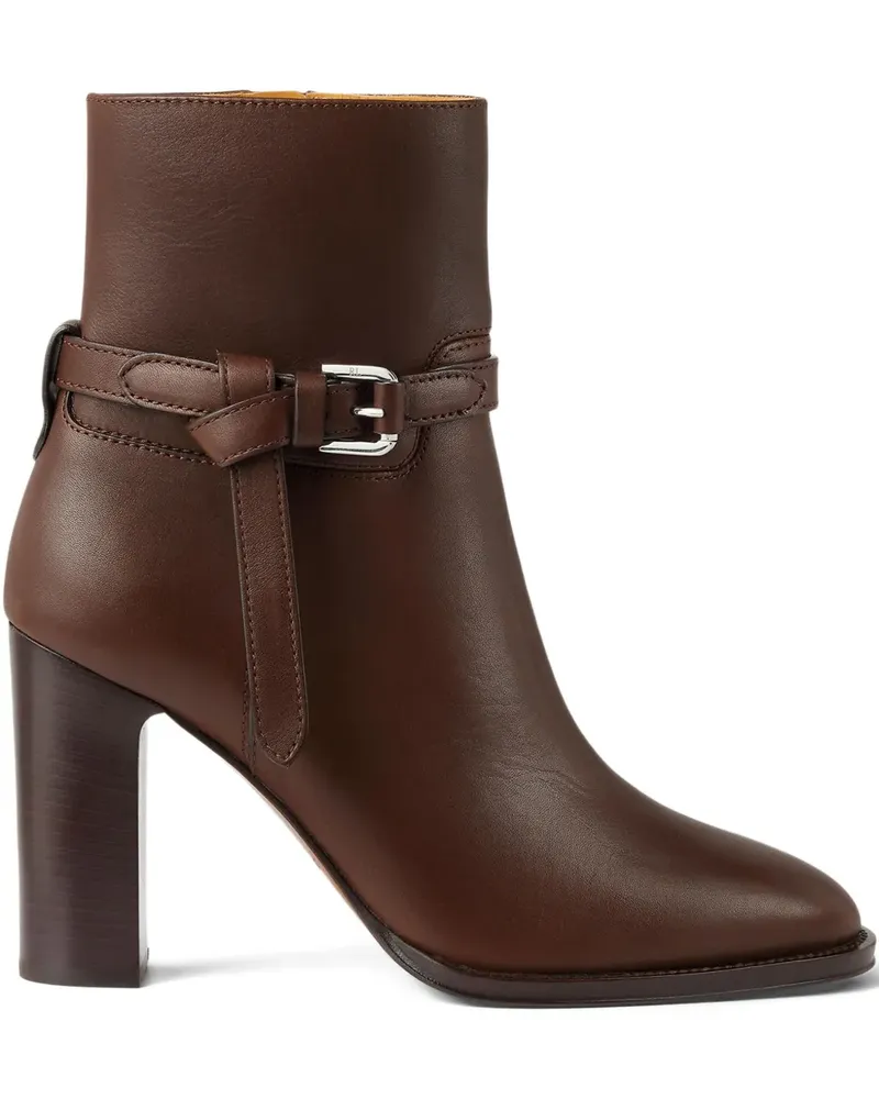 Ralph Lauren Donnely Stiefel mit Schnallenriemen 90mm - Braun Braun