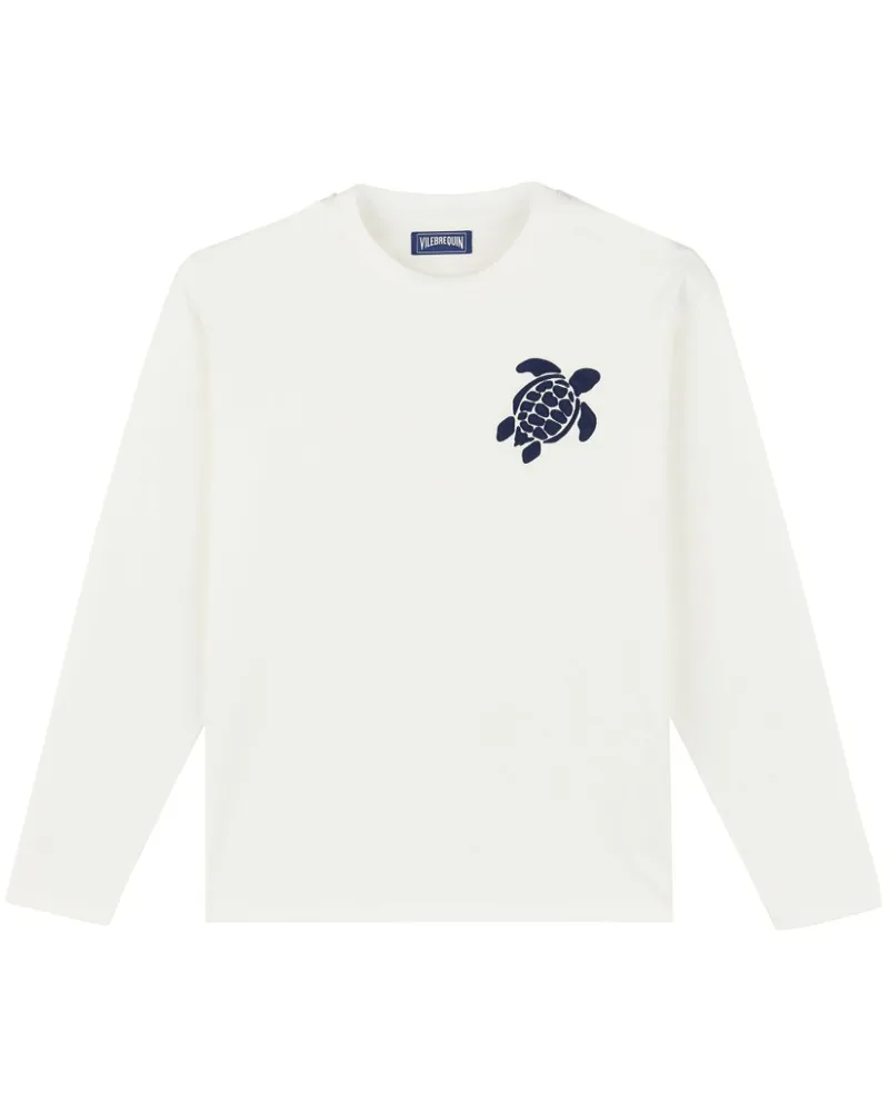 Vilebrequin Pullover mit Logo - Weiß Weiß