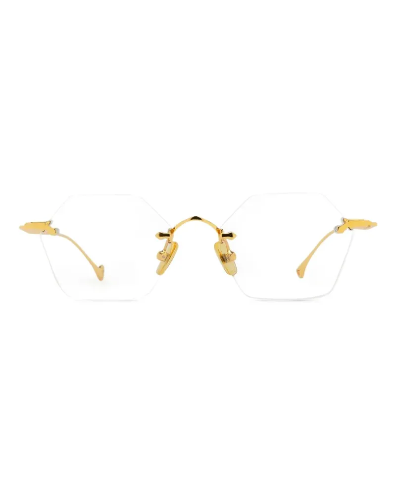 Eyepetizer Brille mit geometrischem Gestell - Gold Gold