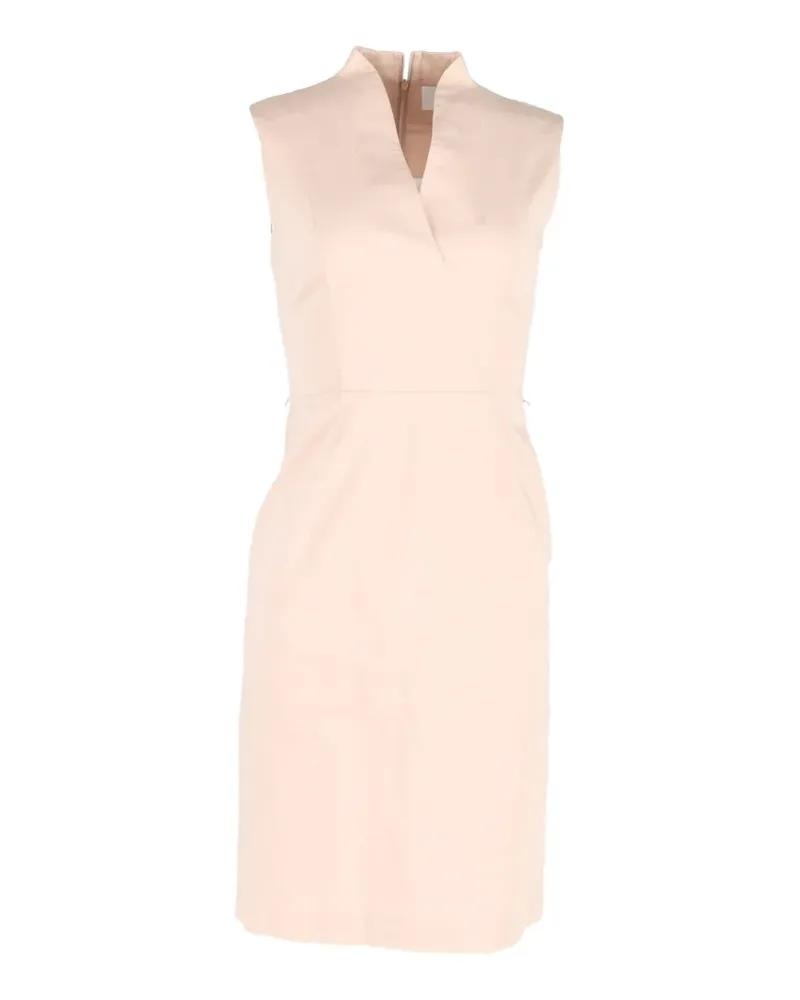 HUGO BOSS Difena V-neck sheath mini dress - Rosa Rosa