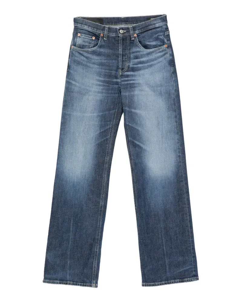 Dondup Ausgeblichene Straight-Leg-Jeans - Blau Blau