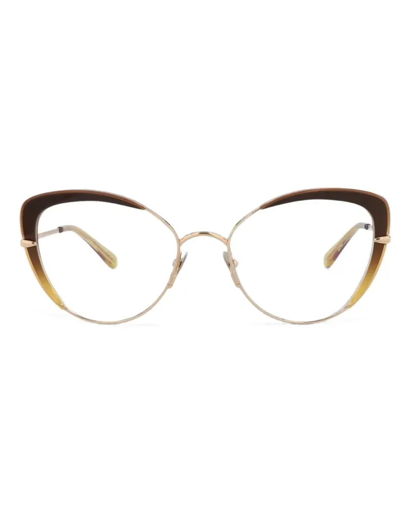 Pomellato Brille mit Cat-Eye-Gestell - Gold Gold