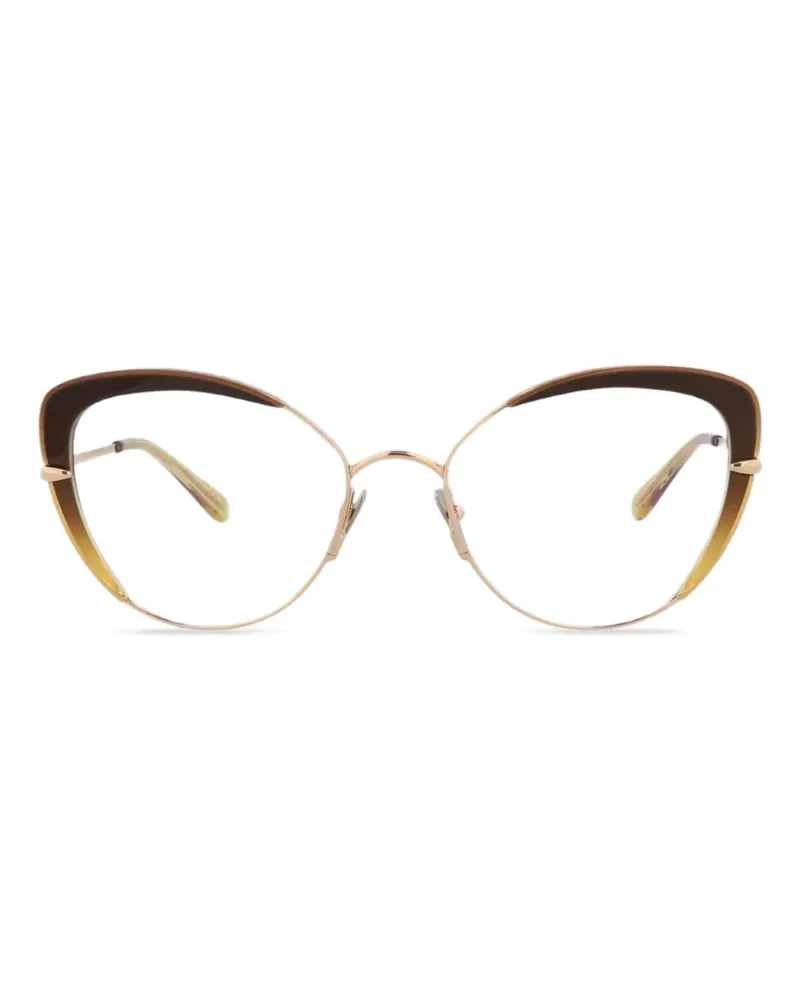 Pomellato Brille mit Cat-Eye-Gestell - Gold Gold