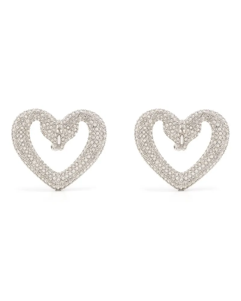 Swarovski Ohrringe mit Kristallen - Silber Silber