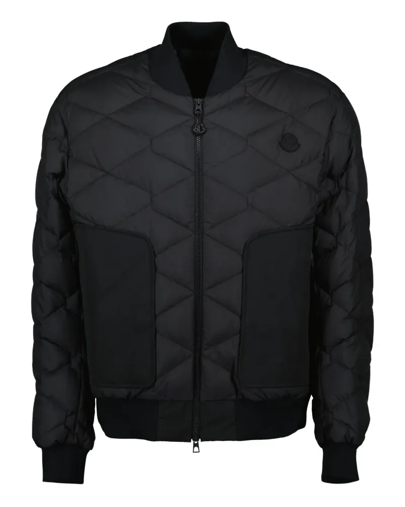 Moncler Gesteppte Bomberjacke - Schwarz Schwarz