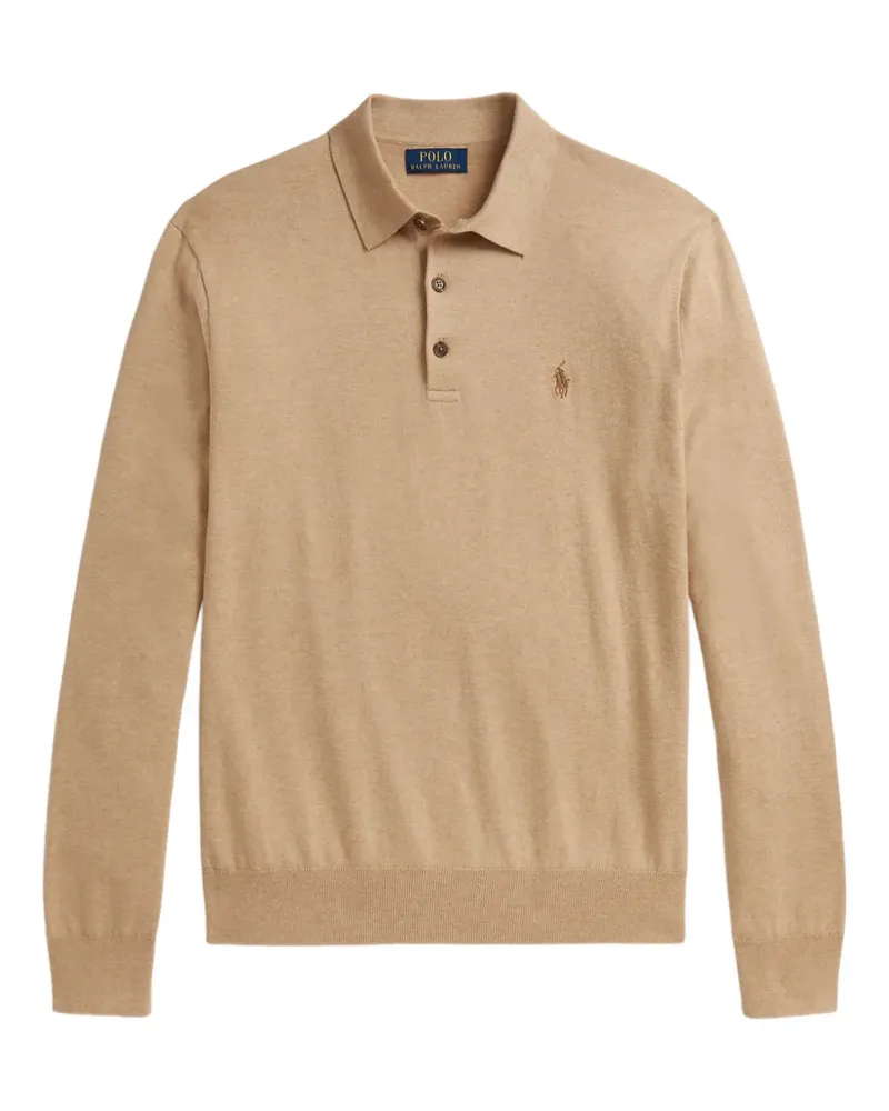 Ralph Lauren long-sleeve polo-collar sweater - Nude Nude