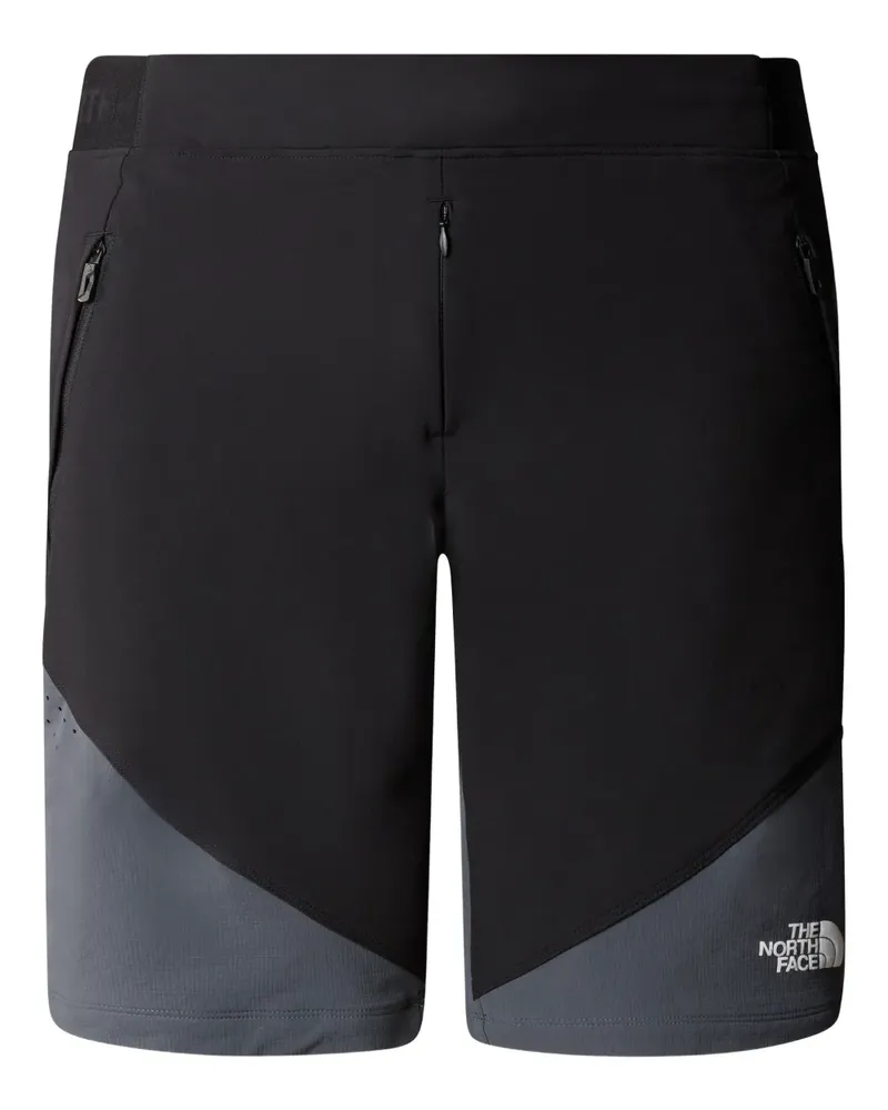 The North Face Circadian Alpine Shorts in Colour-Block-Optik - Schwarz Schwarz