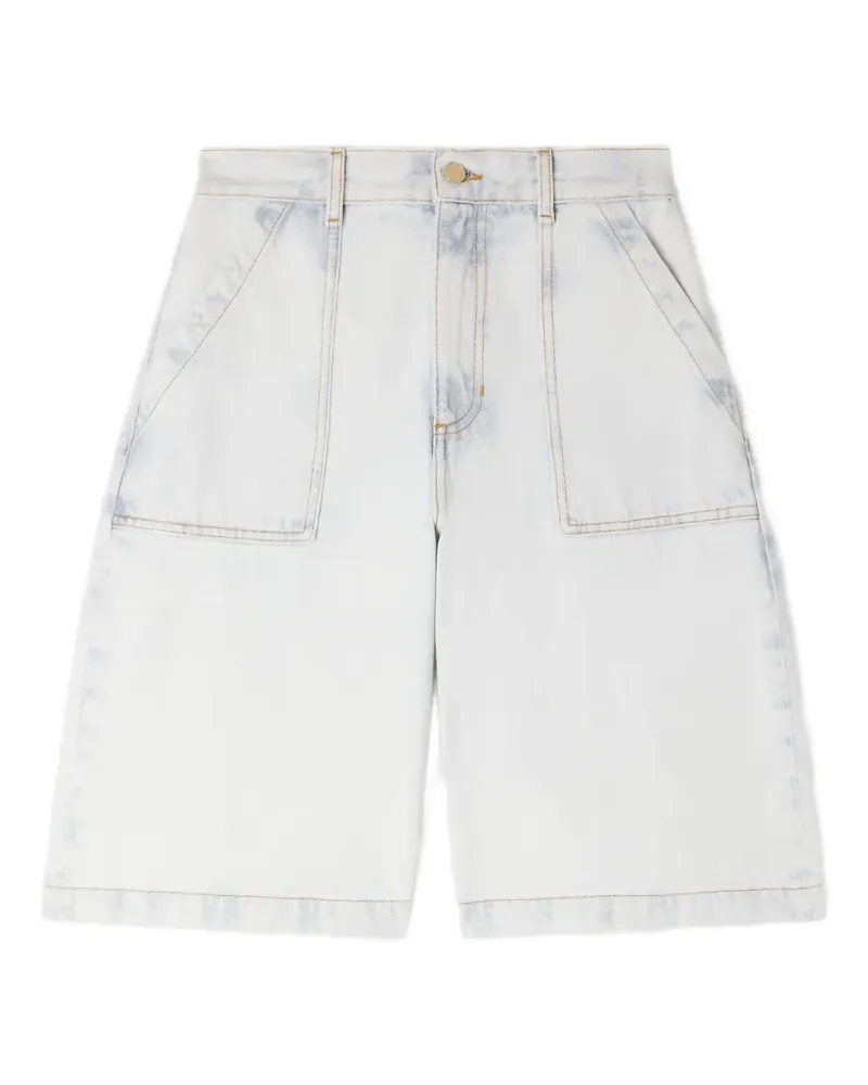 Sandro faded denim shorts - Blau Blau
