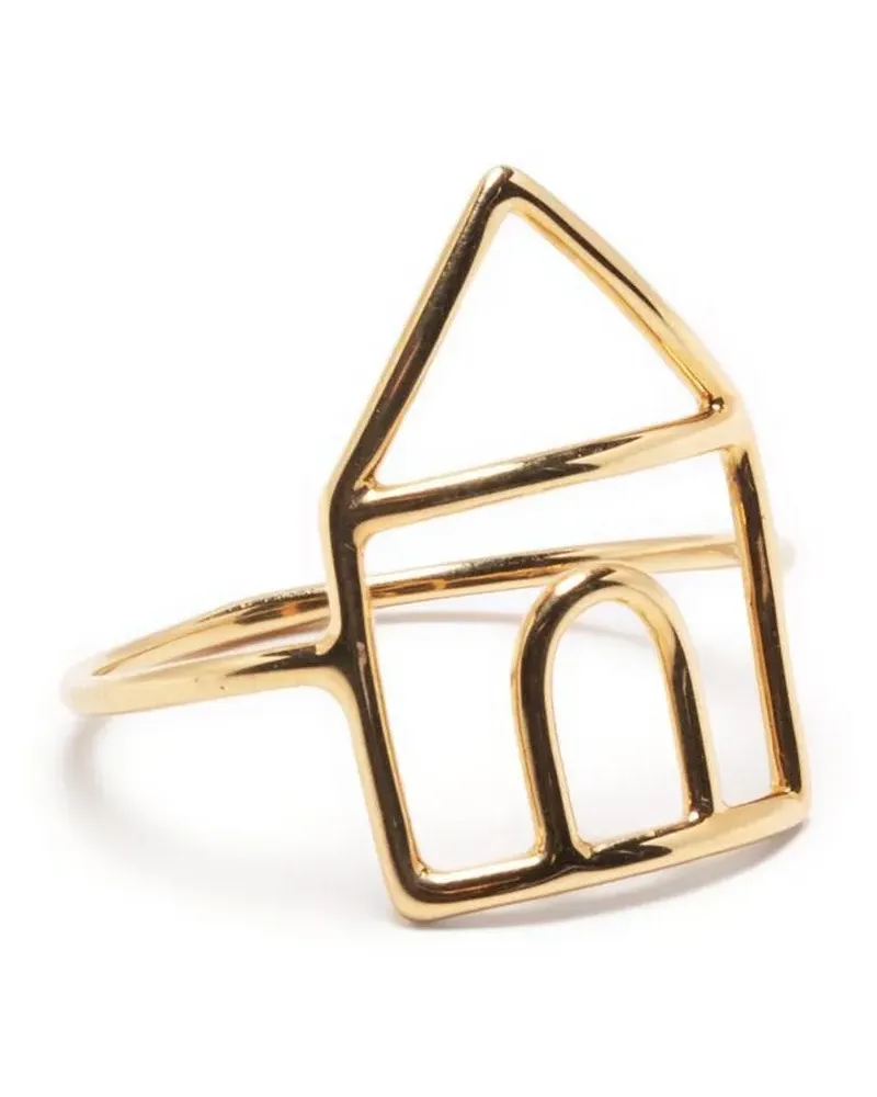 Aliita 9kt Casita Pura Gelbgoldring Gold