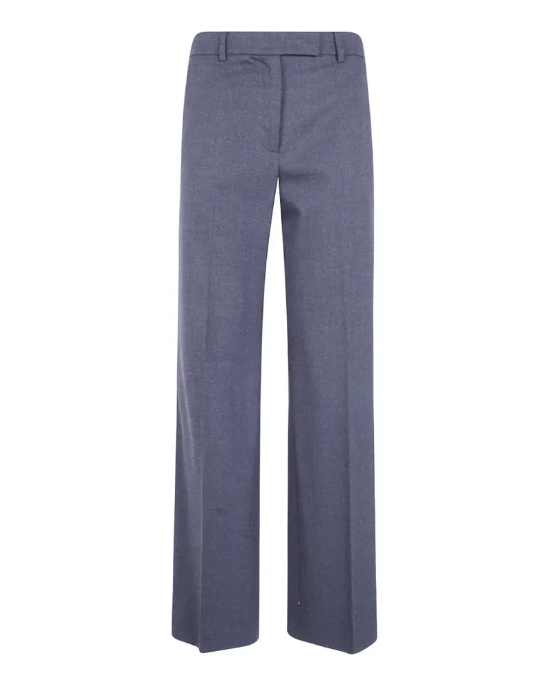 Seventy Gerade Hose mit Bügelfalten - Blau Blau