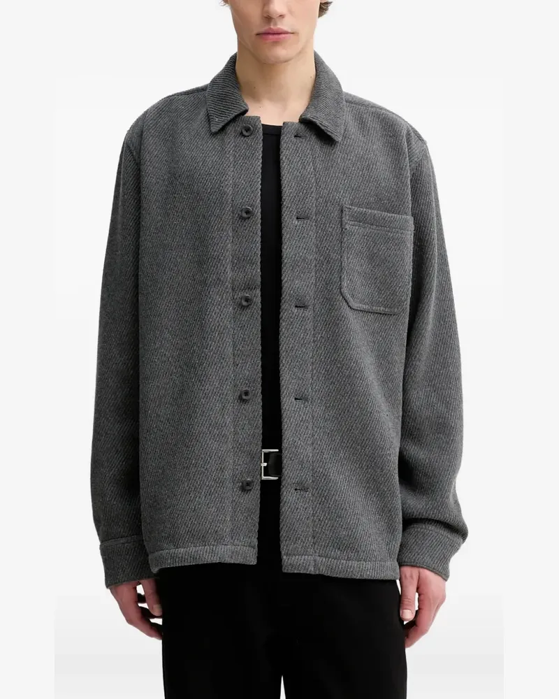LES DEUX Hamilton button-front overshirt - Grau Grau