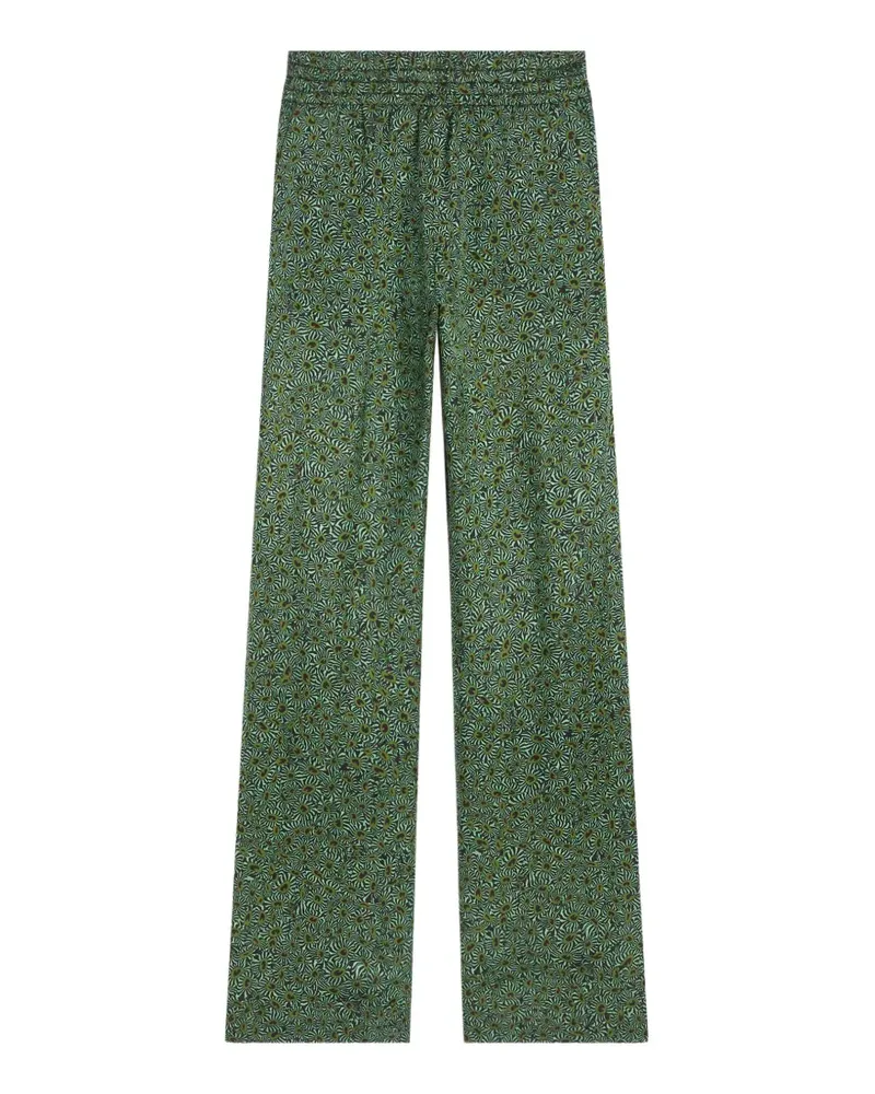 Dries van Noten Schmale Hose aus Viskose - Grün Grün