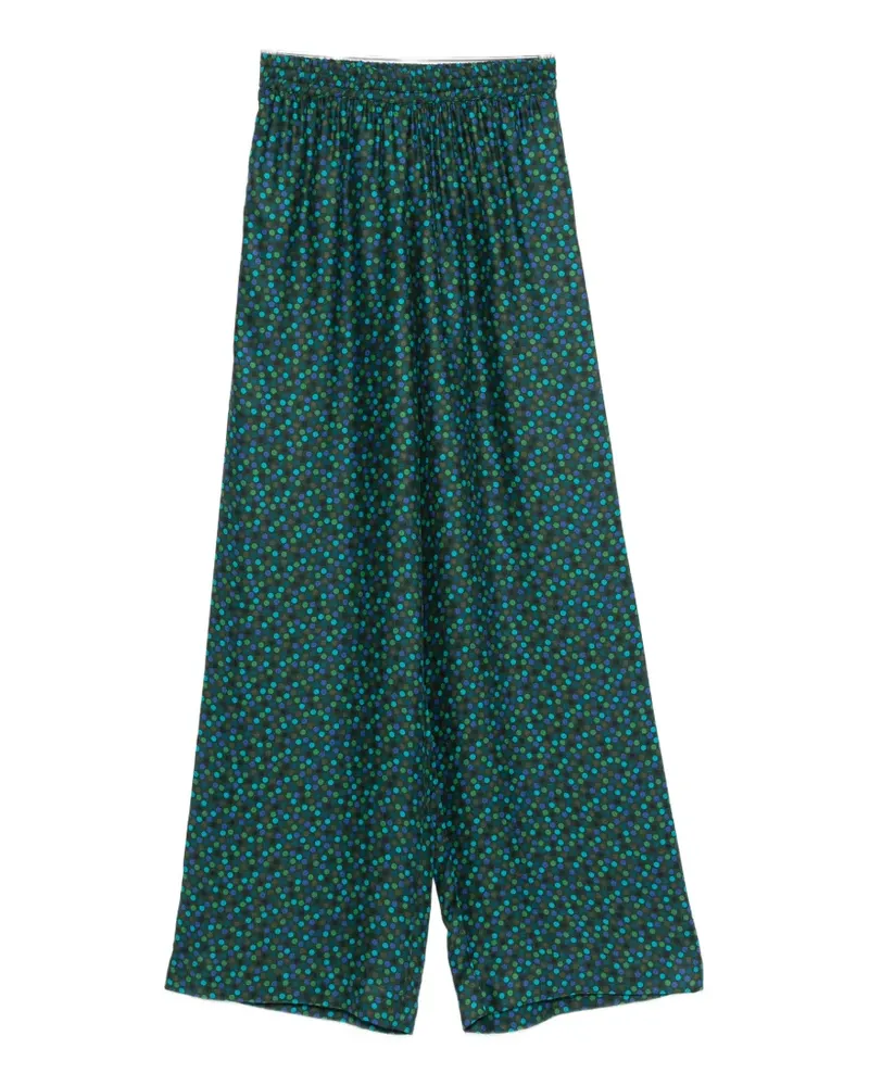 Gianluca Capannolo Claudia polka-dot trousers - Grün Grün